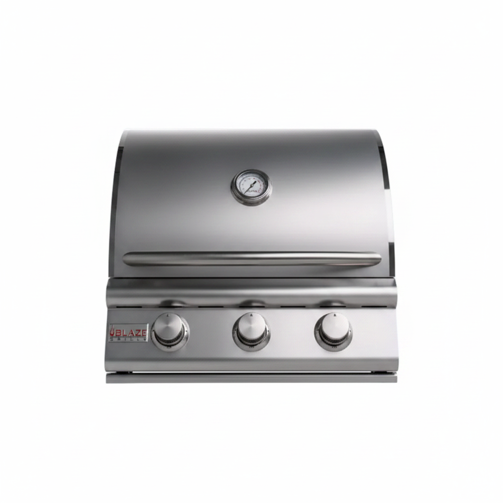Blaze LBM 25-Inch 3-Burner Built-In Natural Gas Gas Grill - BLZ-3LBM-NG