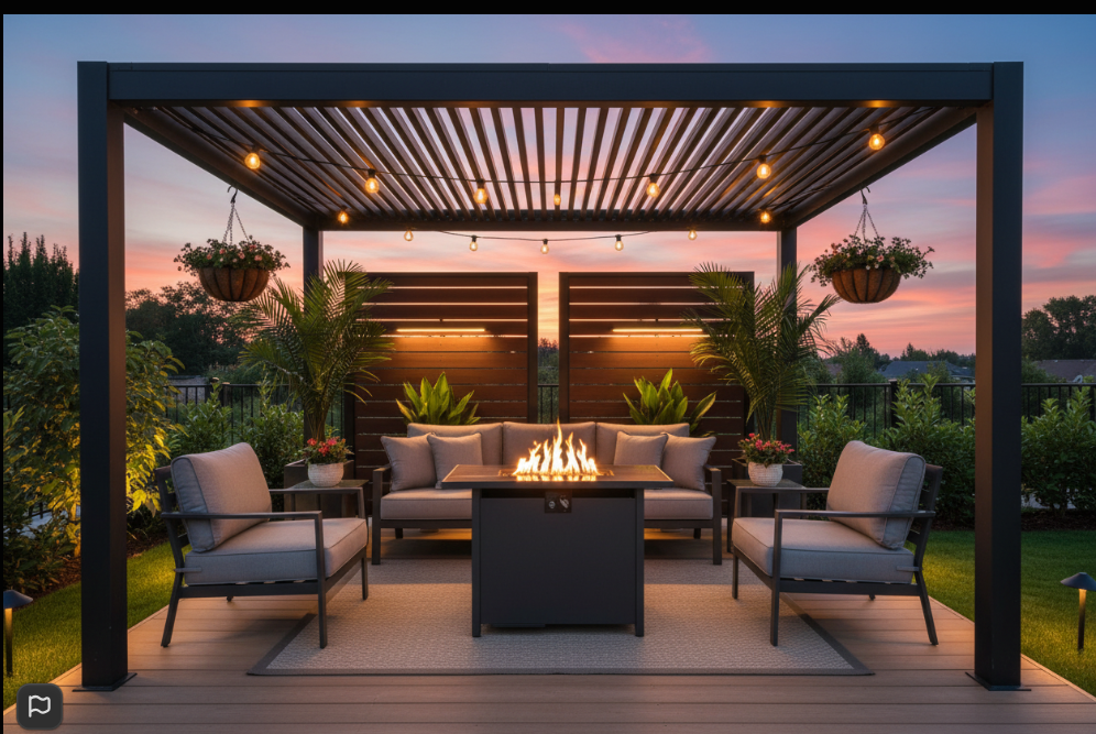 Outdoor Fire Pit Table With Lid