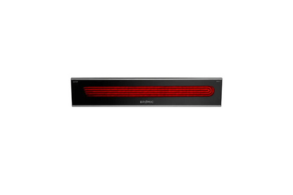 Bromic Platinum Smart Heat 2300W Electric Patio Heater - Radiant Infrared, 220V-240V, Black Finish