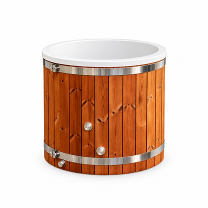 1‑Person Cold Plunge Tub - Scandinavian ThermoWood® & Fiberglass