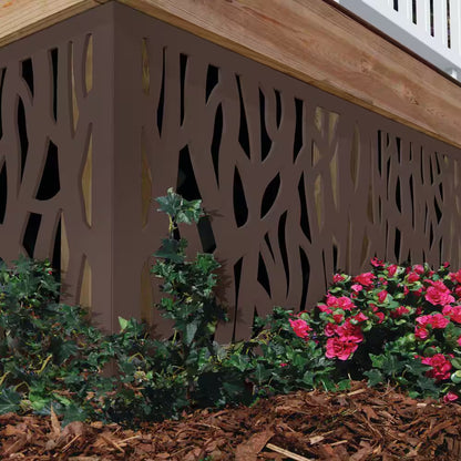 2 Ft. X 4 Ft. Sprig Umber Decorative Screen Panel
