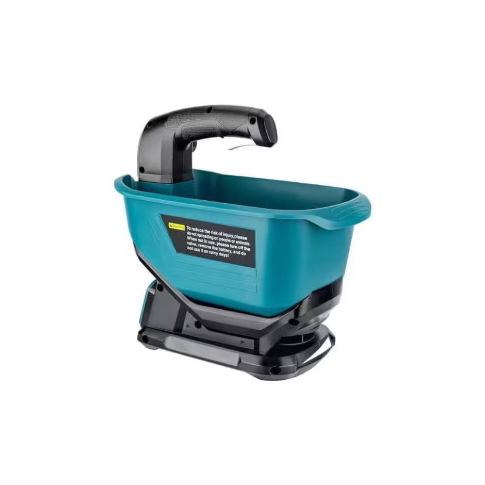 3.84 Lb. Plastic Handheld Power Spreader for Salt, Seed, Fertilizer, Ice Melt Year-Round Lawn and Snow Coverage