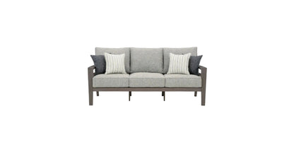 Hillside Barn - Sofa With Cushion - Gray / Brown