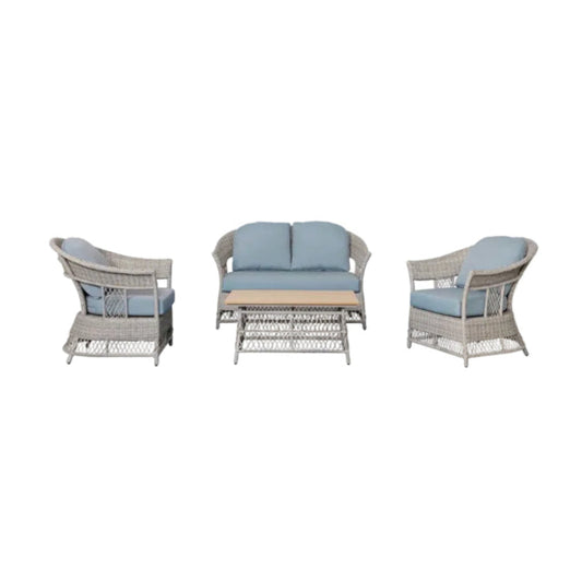 Outdoor Wicker Sofa Set 4‑Piece