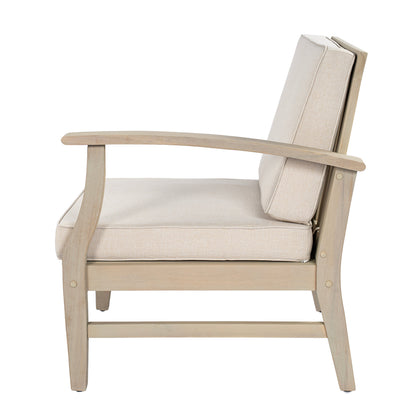 Perla 5-Pcs Sofa Set - Acacia Wood Patio Seating