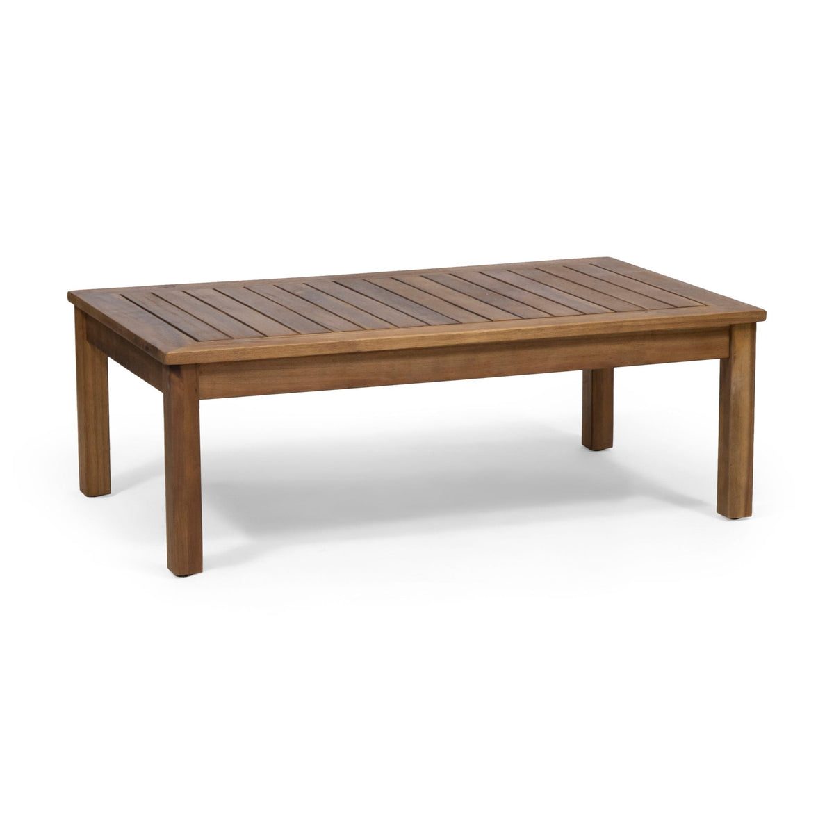 Charlotte Acacia Wood & Rope Outdoor Chat Set with Cushions – 4‑Piece
