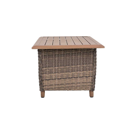 Mitchell 4-Piece Wicker Sofa Set with Swivel Rocking Chairs