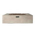 12" H Concrete Outdoor Fire Pit Table
