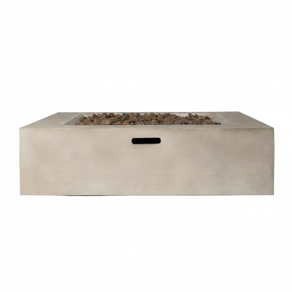 12" H Concrete Outdoor Fire Pit Table