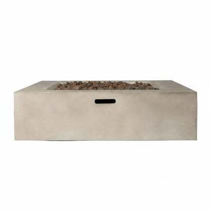12" H Concrete Outdoor Fire Pit Table