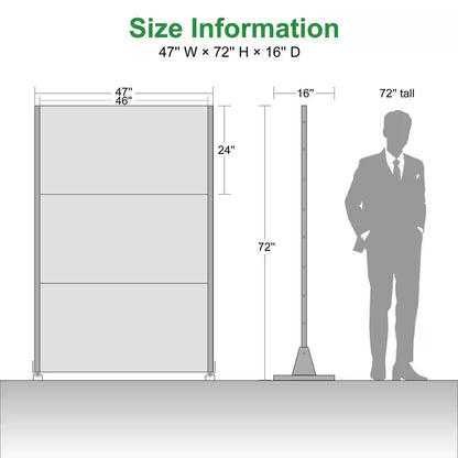 72 In. H X 47 In. W Wall Sculptures Outdoor Privacy Screens Garden Fence in Black