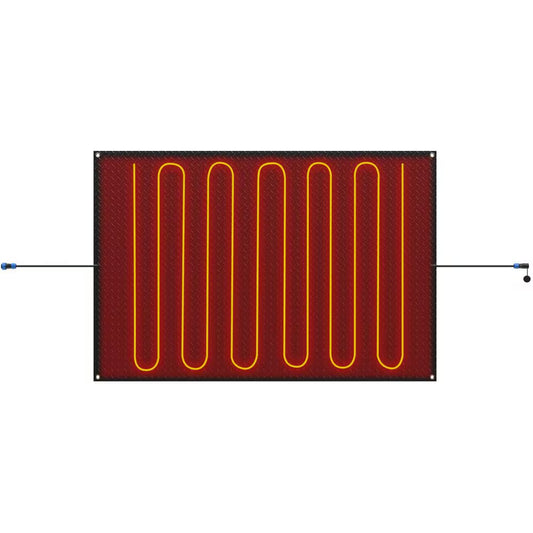 Heated Snow Melting Mat 40 In. X 60 In. Entrance Snow Melt Mat/10 In. Power Cord Snow Melting Heat Mat for Snow Removal