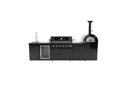 Premium 128-Inch Stainless Steel Gas Outdoor Kitchen Grill