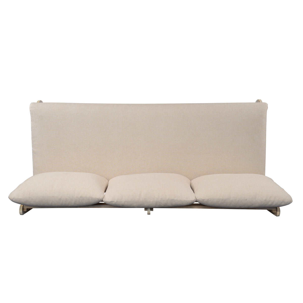 Outdoor Acacia Lazy 5‑Seater Chat Set with Water‑Repellent Cushions – Teak Finish