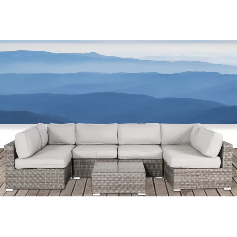 Fully Assembled Wicker Patio Sofa Set