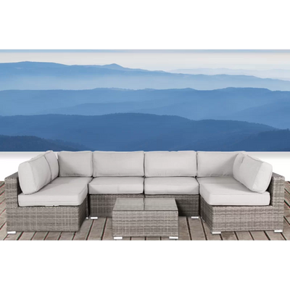 Fully Assembled Wicker Patio Sofa Set