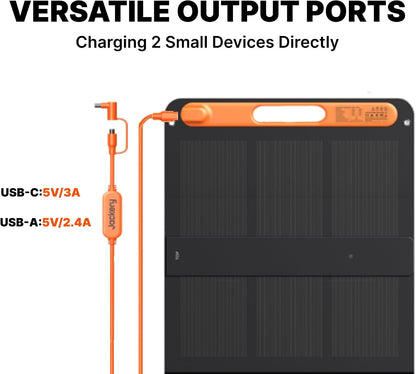 Jackery Solarsaga 200W Portable Solar Panel,Bifacial