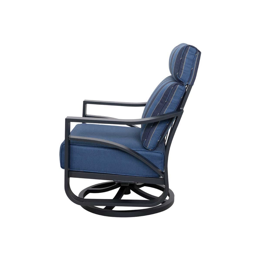 Jarvis Aluminum Swivel Rocking Chair Set of 2