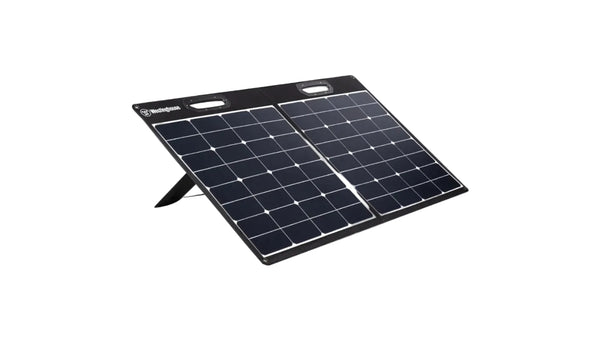 Westinghouse Portable 100W Solar Panel for Portable Power Stations, Iphone, Ipad, Tablets, Laptop, with QC 3.0 USB and USB-C Ports, DC Output, for Outdoors, Camping, Rvs, and Travel