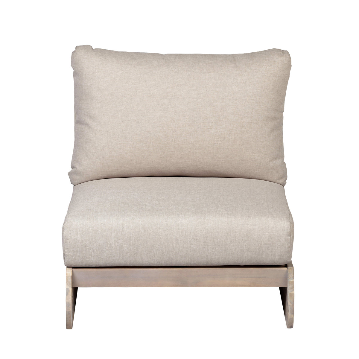 Outdoor Acacia Lazy 5‑Seater Chat Set with Water‑Repellent Cushions – Teak Finish