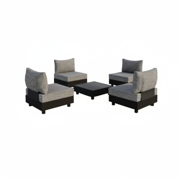 5-Piece Aluminum Patio Furniture Set