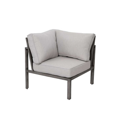 Walsh 4-Piece Aluminum Firepit Sofa Set