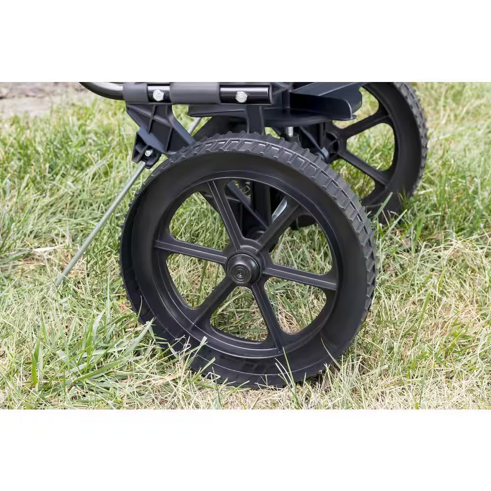 50 Lbs. Capacity Side Deflector Push Broadcast Spreader for Seed, Fertilizer and Ice Melt