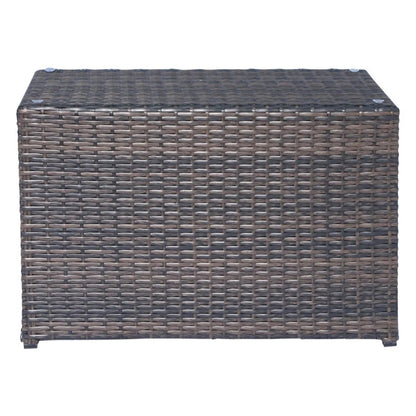 Fully Assembled 4-Piece Outdoor Wicker Seating Set with Cushions