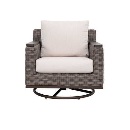 2 Beaufort Wicker Swivel Rocking Chair - Set of 2