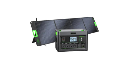 2400W Portable Power Station with 200W Solar Panel (Ship Separately)
