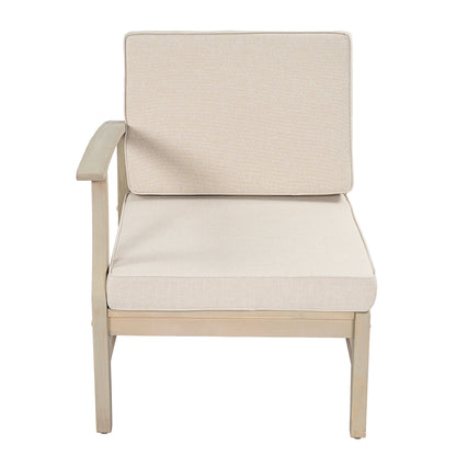 Perla 5-Pcs Sofa Set - Acacia Wood Patio Seating