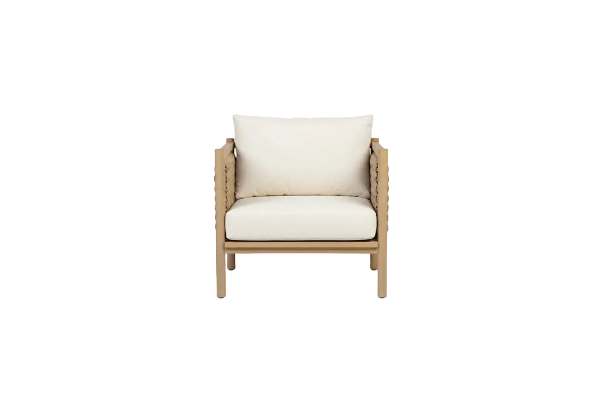 Set of 4 Outdoor Acacia Wood Patio Chairs