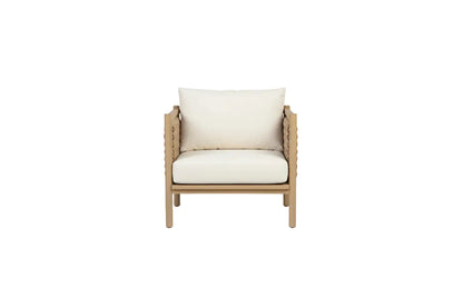 Set of 4 Outdoor Acacia Wood Patio Chairs