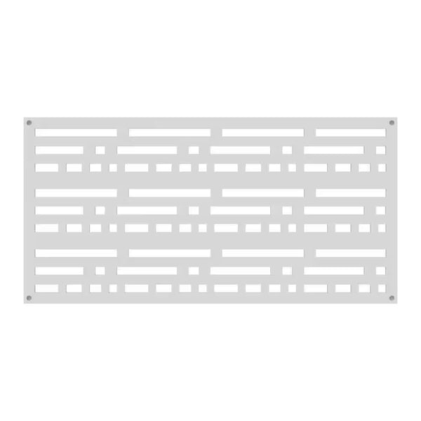 2 Ft. X 4 Ft. Morse White Polypropylene Decorative Screen Panel