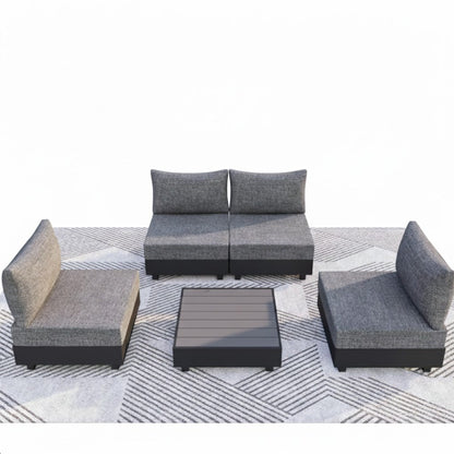 5-Piece Aluminum Patio Furniture Set