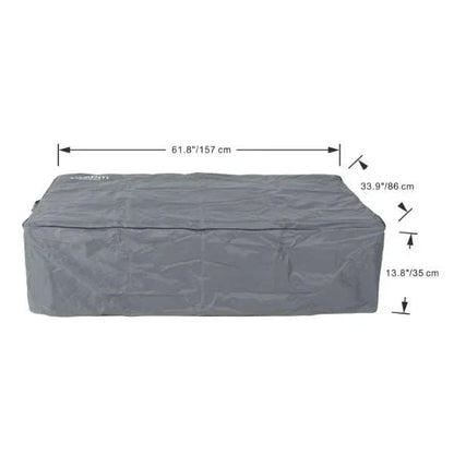 Elementi Plus Positano Fire Table OFG415DG – GFRC Fire Pit, 60,000 BTUs, 30" Stainless Steel Burner & Aluminum Lid