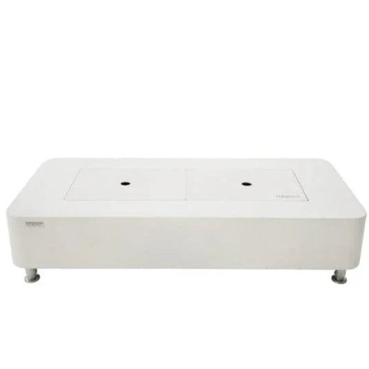 Elementi Sydney 62" Indoor/Outdoor Ethanol Fire Pit Table – Modern GFRC Design
