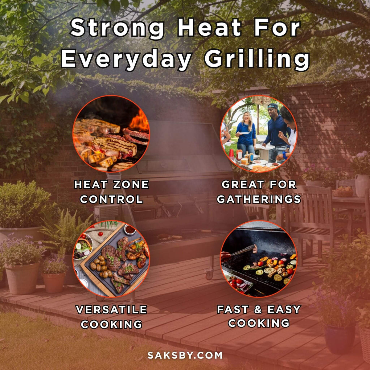 Stainless Steel Propane & Charcoal BBQ Rotisserie Grill – Dual‑Fuel Outdoor Roaster with 50W Motor & Heavy‑Duty Casters