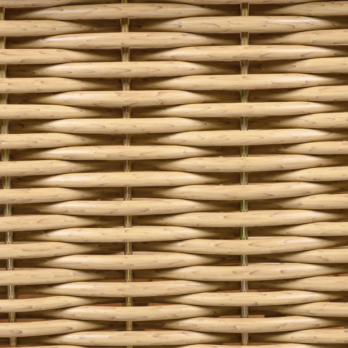 Acacia Wood Outdoor Club Chair, Weather‑Resistant with Wicker Armrests