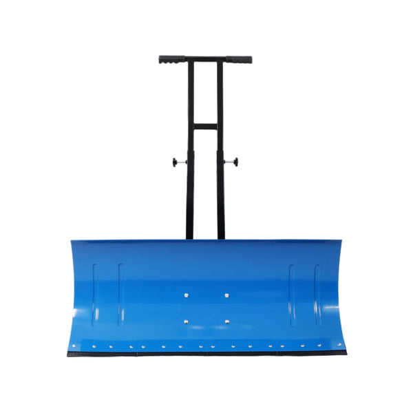 Dual Bar Snow Shovel with Wheels, 38.6-Inch Blade, Adjustable Handle