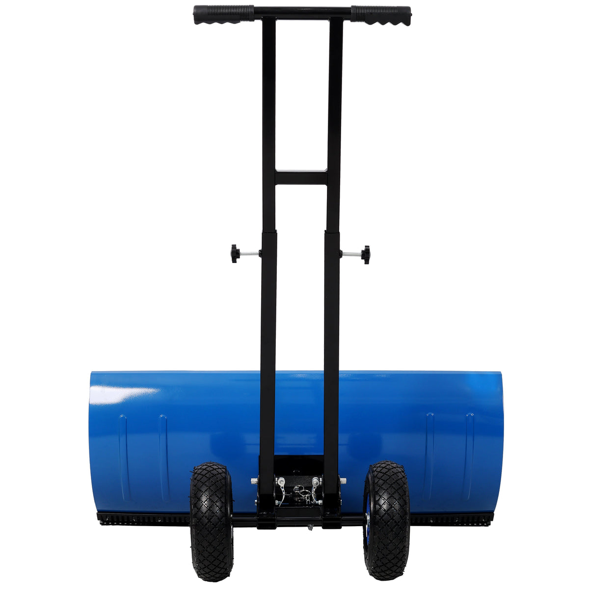 Dual Bar Snow Shovel with Wheels, 38.6-Inch Blade, Adjustable Handle