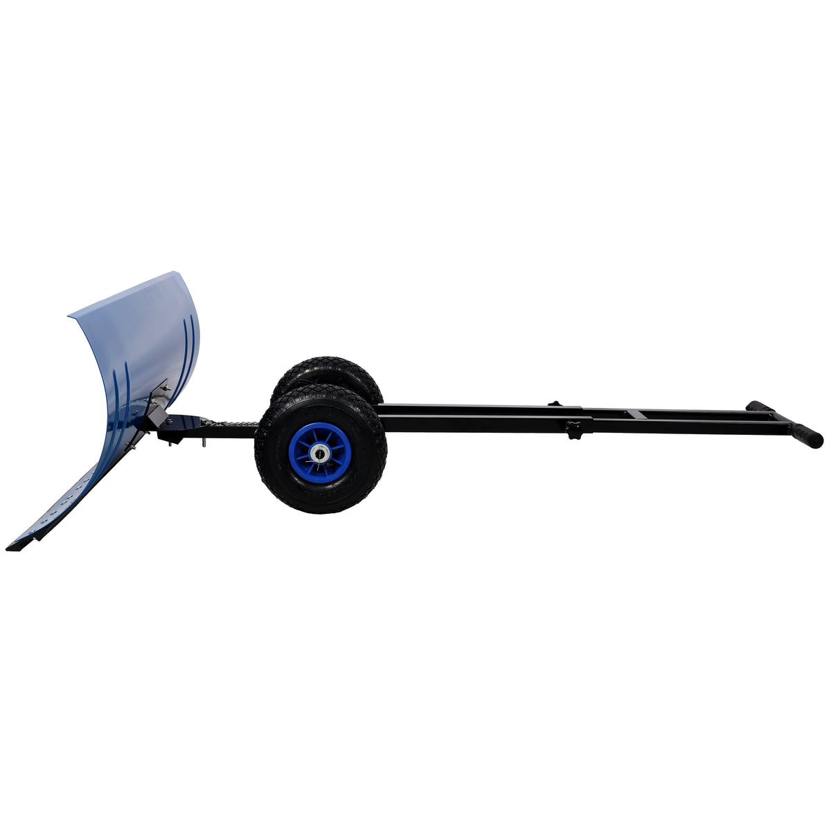 Dual Bar Snow Shovel with Wheels, 38.6-Inch Blade, Adjustable Handle