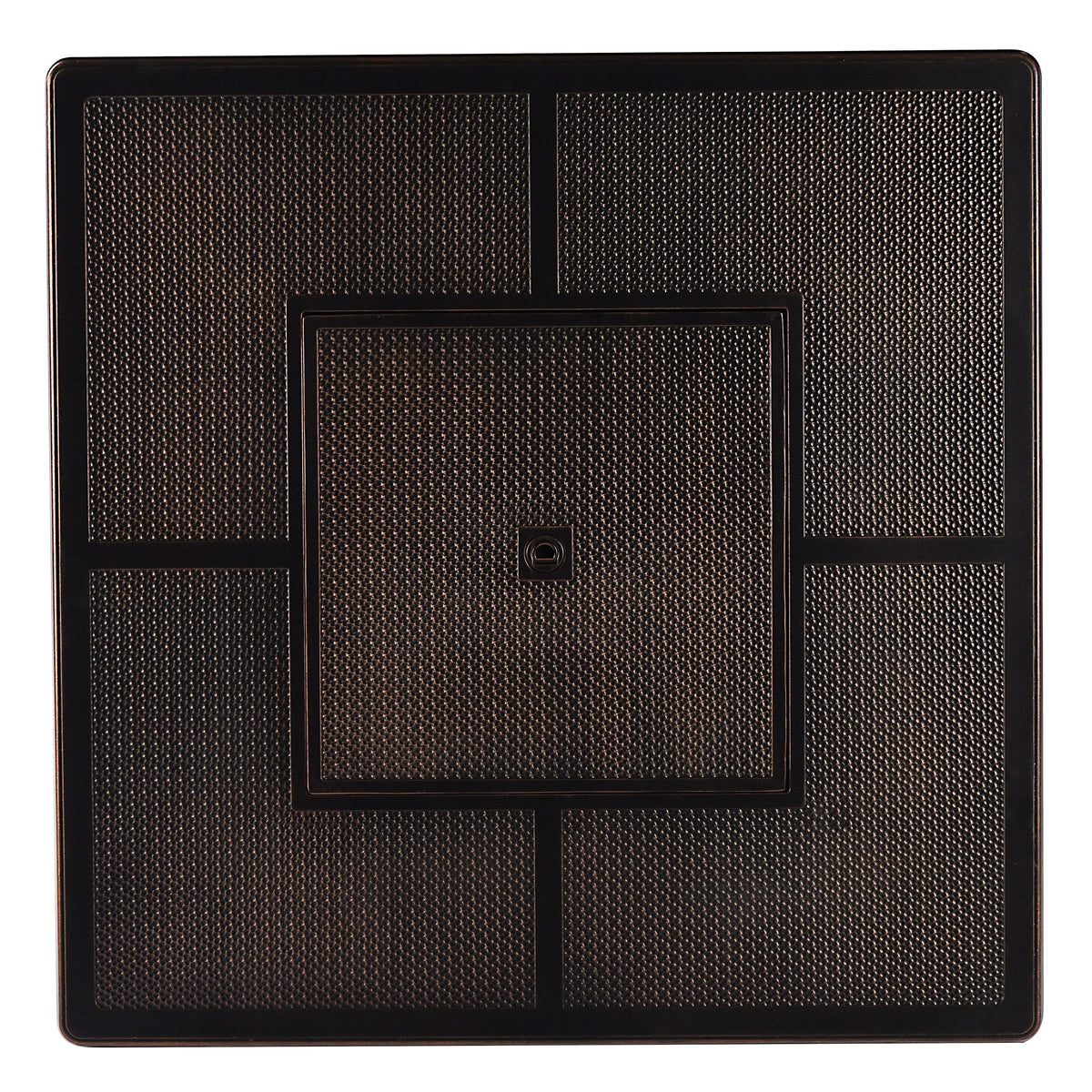 Black Aluminum Fire Table Set with Two Loveseats and Two Club Chairs