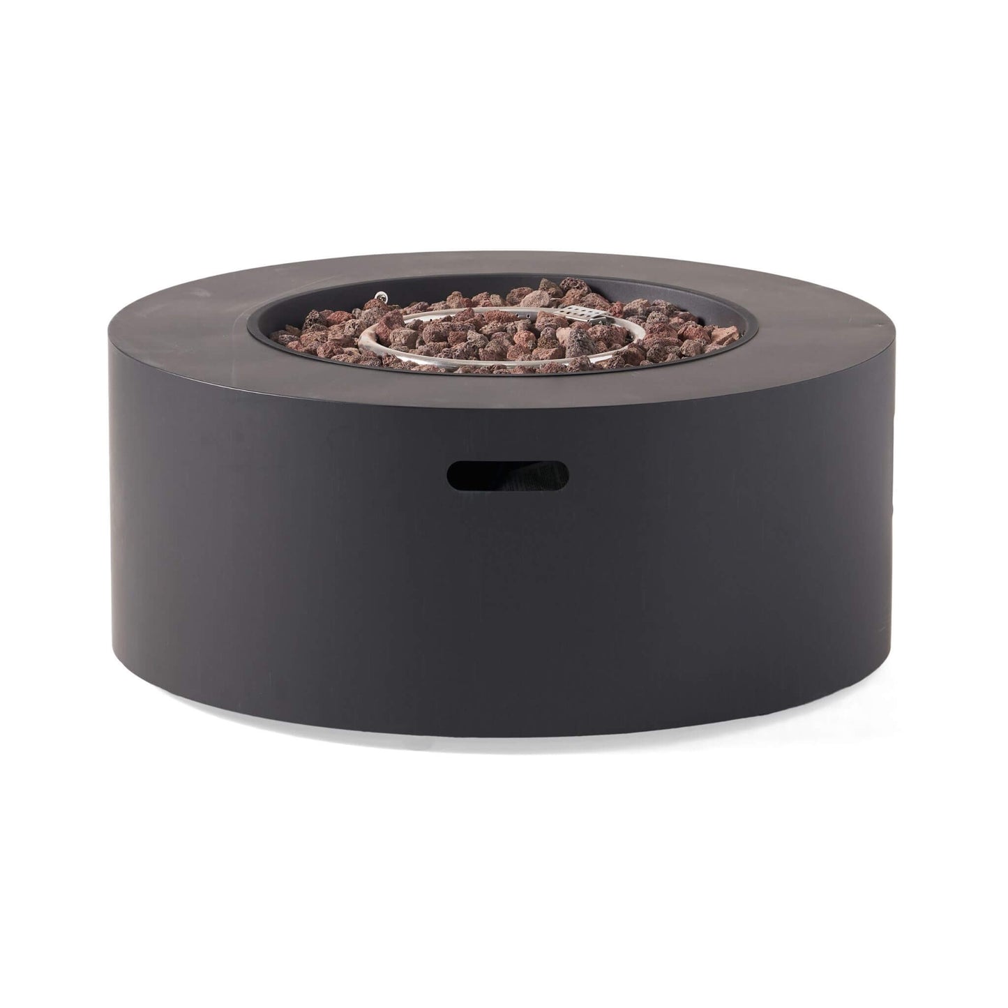Alora Modern 32-Inch 40K BTU Round Iron Propane Fire Pit