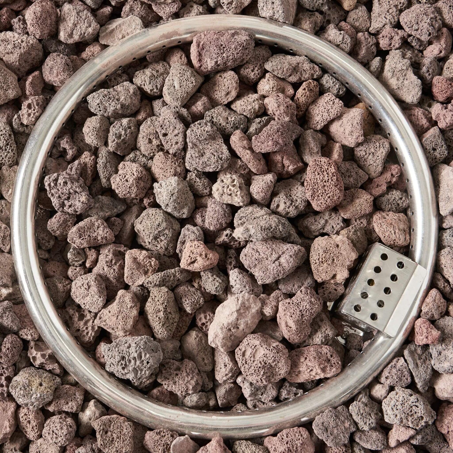 Alora Modern 32-Inch 40K BTU Round Iron Propane Fire Pit