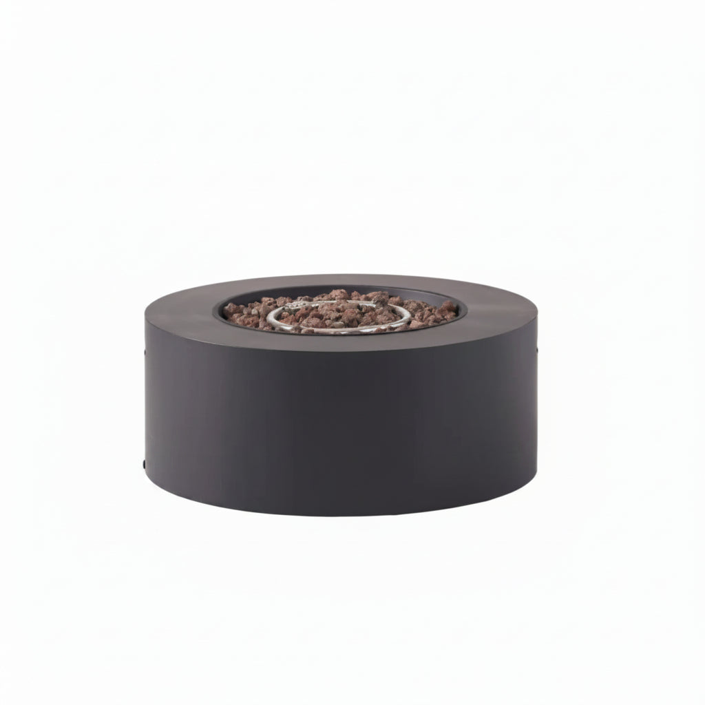 Alora Modern 32-Inch 40K BTU Round Iron Propane Fire Pit