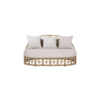 Patio Furniture Outdoor Daybed with Wicker Rattan