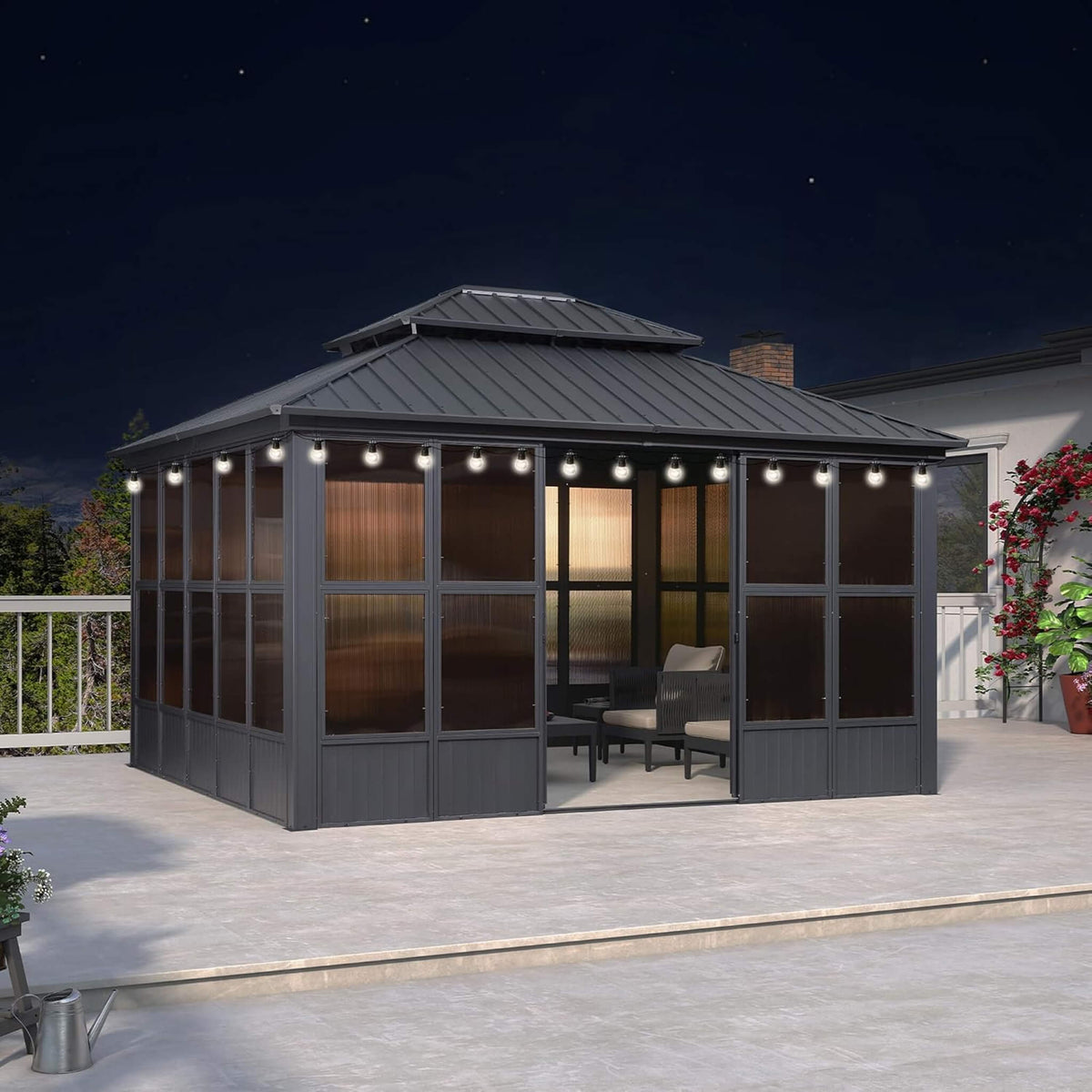 Vista Outdoor Hardtop Aluminum Solarium