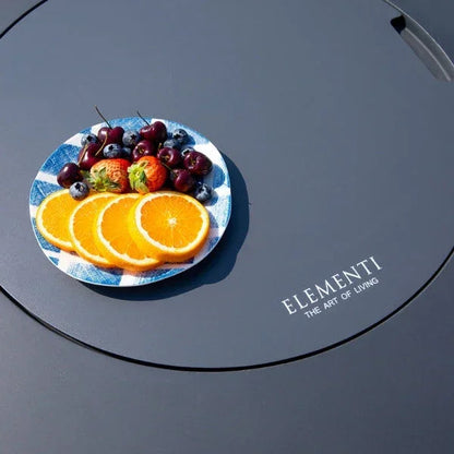 Elementi Pacaya 43" Round GFRC Outdoor Fire Table – OFG311 (45,000 BTU)