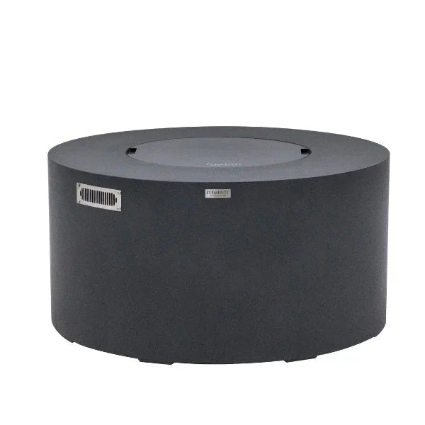 Elementi Pacaya 43" Round GFRC Outdoor Fire Table – OFG311 (45,000 BTU)
